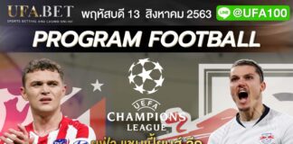 ราคาบอล UFABET ยูฟ่า แชมเปี้ยนส์ ลีก รอบ 8 ทีม แอต. มาดริด vs ไลป์ซิก